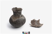 藏品(敞口高頸平底瓶(含蓋))的圖片