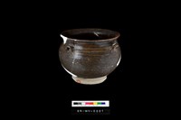 藏品(醬釉撇口四繫圓腹罐)的圖片