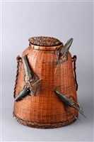 藏品(蝦飾魚簍)的圖片