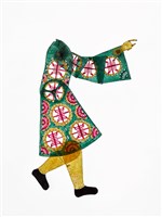 藏品(復興閣皮影戲偶身—壽字紋綠衣文身)的圖片