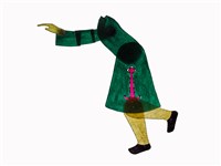 藏品(復興閣皮影戲偶身—綠衣文身)的圖片