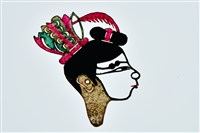 藏品(復興閣皮影戲偶頭—童生(戴太子冠綁髻))的圖片