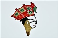 藏品(皮影戲偶頭--生偶頭)的圖片