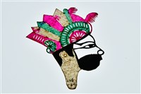 藏品(皮影戲偶頭--生偶頭)的圖片