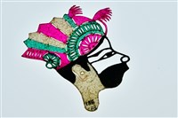 藏品(皮影戲偶頭--生偶頭)的圖片