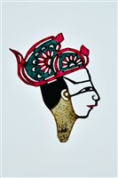 藏品(復興閣皮影戲偶頭—生(戴帽))的圖片