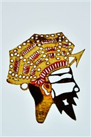 藏品(皮影戲偶頭--生偶頭)的圖片