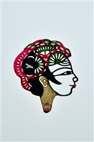 藏品(皮影戲偶頭--旦偶頭)的圖片