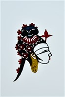 藏品(皮影戲偶頭--旦偶頭)的圖片