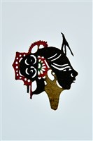 藏品(皮影戲偶頭--旦偶頭)的圖片