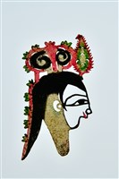 藏品(皮影戲偶頭--旦偶頭)的圖片