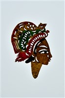 藏品(皮影戲偶頭--旦偶頭)的圖片