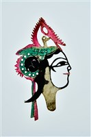 藏品(皮影戲偶頭--旦偶頭)的圖片