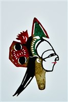 藏品(皮影戲偶頭--旦偶頭)的圖片