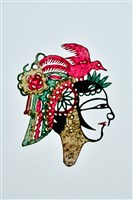 藏品(皮影戲偶頭--旦偶頭)的圖片