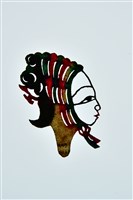 藏品(皮影戲偶頭--旦偶頭)的圖片