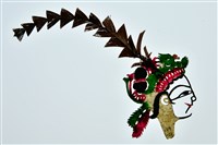 藏品(皮影戲偶頭--旦偶頭)的圖片