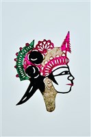 藏品(皮影戲偶頭--旦偶頭)的圖片