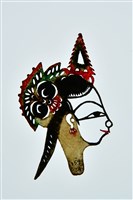 藏品(皮影戲偶頭--旦偶頭)的圖片