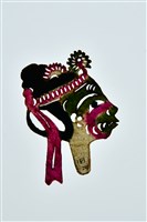 藏品(皮影戲偶頭--旦偶頭)的圖片