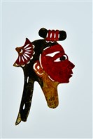 藏品(皮影戲偶頭--淨偶頭)的圖片