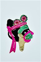 藏品(皮影戲偶頭--旦偶頭)的圖片