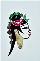 藏品(皮影戲偶頭--旦偶頭)的圖片