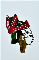 藏品(皮影戲偶頭--旦偶頭)的圖片