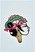 藏品(皮影戲偶頭--旦偶頭)的圖片