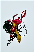 藏品(皮影戲偶頭--旦偶頭)的圖片