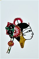 藏品(皮影戲偶頭--旦偶頭)的圖片