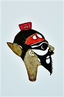 藏品(皮影戲偶頭--淨偶頭)的圖片