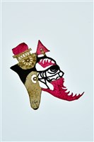 藏品(皮影戲偶頭--淨偶頭)的圖片