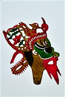 藏品(皮影戲偶頭--淨偶頭)的圖片