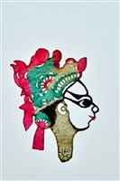 藏品(皮影戲偶頭--淨偶頭)的圖片