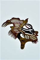 藏品(復興閣皮影戲偶頭—淨(戴帽))的圖片