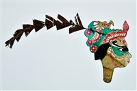 藏品(皮影戲偶頭--淨偶頭)的圖片