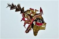 藏品(皮影戲偶頭--淨偶頭)的圖片