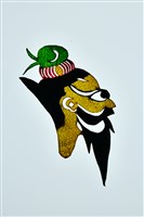 藏品(皮影戲偶頭--淨偶頭)的圖片