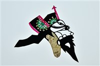 藏品(皮影戲偶頭--淨偶頭)的圖片