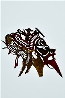 藏品(皮影戲偶頭--淨偶頭)的圖片