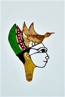 藏品(皮影戲偶頭--淨偶頭)的圖片