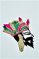 藏品(皮影戲偶頭--末偶頭)的圖片