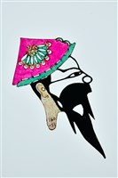 藏品(皮影戲偶頭--末偶頭)的圖片