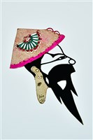 藏品(皮影戲偶頭--末偶頭)的圖片