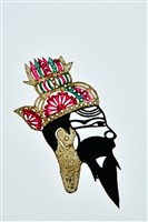 藏品(皮影戲偶頭--末偶頭)的圖片