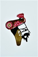 藏品(皮影戲偶頭--末偶頭)的圖片