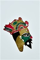 藏品(皮影戲偶頭--淨偶頭)的圖片