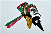 藏品(復興閣皮影戲偶頭—末（戴軟巾）)的圖片