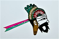 藏品(皮影戲偶頭--末偶頭)的圖片